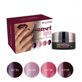 BrillBird SUNSET KISS Brush&Go színes zselé KÉSZLET TF