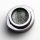 BrillBird Glamour Gel 10 csillogó ezüst színes zselé 5ml