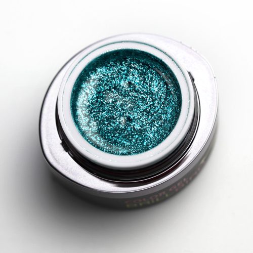 BrillBird Glamour Gel 11 csillogó zöld színes zselé 5ml