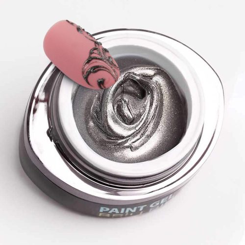 BrillBird Contour Paint Gel 7(dark silver) sötét ezüst kontúr zselé - 5ml