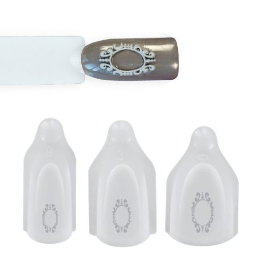 Crystal Nails Silicone Art Design Set 6