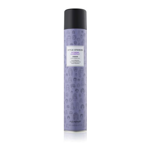 Alfaparf Style Stories ECrystal Nails Xtreme Hairspray extra erős tartású hajlakk 500ml