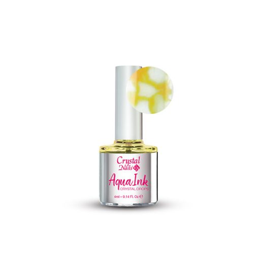 Crystal Nails AquaInk Crystal Drops 1 - Yellow 4ml 