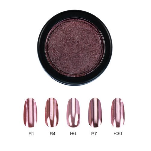 Crystal Nails ChroMirror króm pigmentpor - Pink 