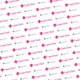 Crystal Nails Asztali alátét Crystal Nails logóval 50db 
