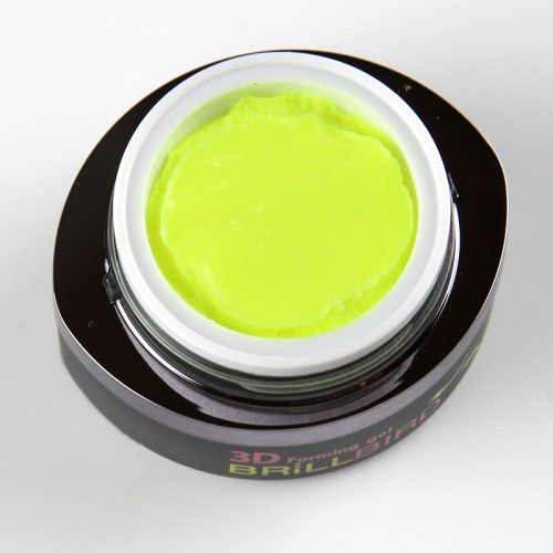 BrillBird 3D Forming gel 13 (neon yellow) neon sárga gyurmazselé - 3ml