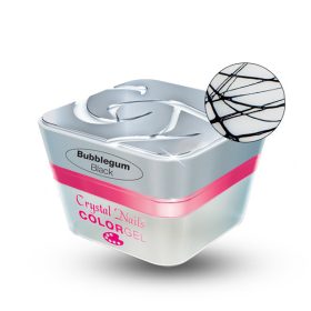 Crystal Nails Bubblegum color gel - Black 3ml TF