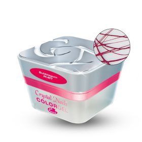 Crystal Nails Bubblegum color gel - Ruby 3ml TF