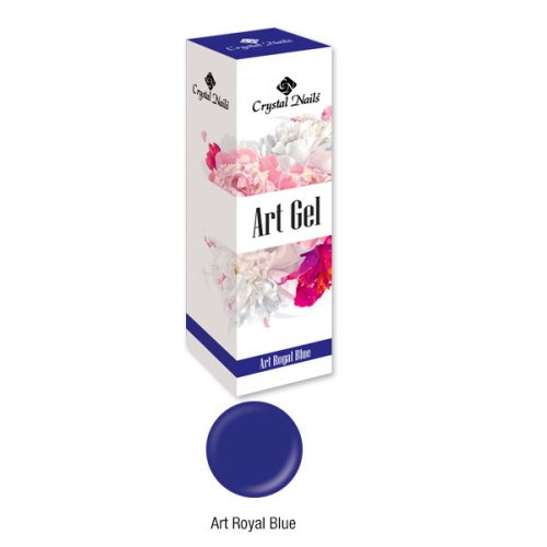 Crystal Nails Art Gel festőzselé - Art Royal Blue (5ml)