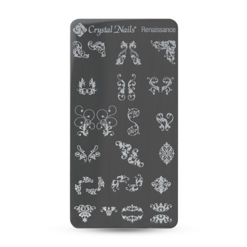 Egyedi Crystal Nails Körömnyomda lemez - Renaissance 