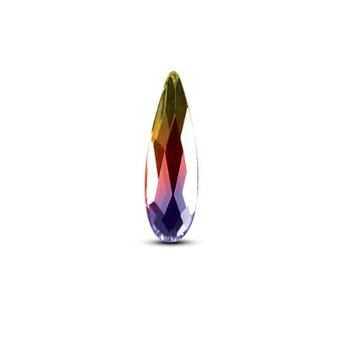 Crystal Nails CRYSTALLIZED™ - Swarovski Elements - 001AB (Crystal Aurora Borealis) Hosszú csepp 