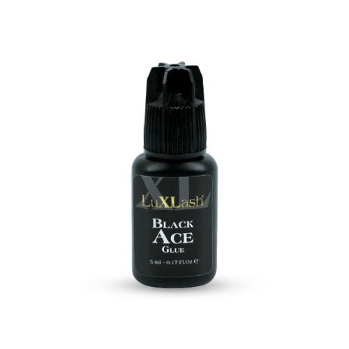 LuXLash Black Ace Glue - fekete pillaragasztó 5ml