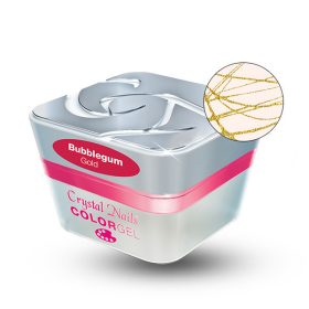 Crystal Nails Bubblegum color gel - Gold 3ml  TF