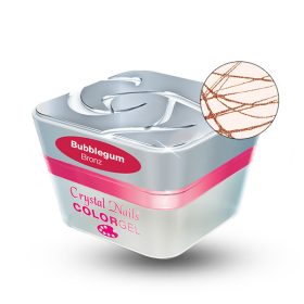 Crystal Nails Bubblegum color gel - Rosegold 3ml TF