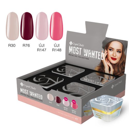 Most Wanted! Crystal Nails Royal Gel készlet 2019 Autumn-Winter (4x4,5ml) 