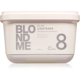   Schwarzkopf BLONDME Clay Lightener prémium világosító, agyaggal 350g
