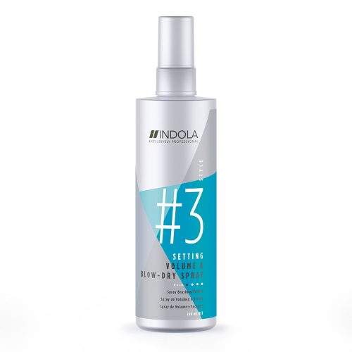 Indola #3 Style Setting Volume&Blow-dry volumennövelő hővédő spray 200ml