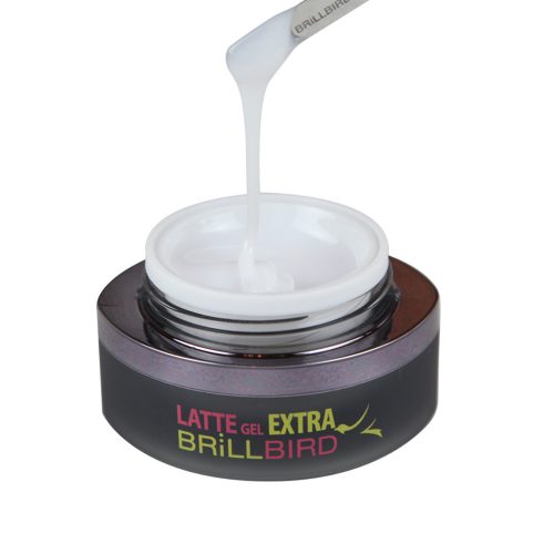 BrillBird Latte Gel Extra - Latte Műköröm építő zselé 5ml