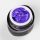 BrillBird Designer Gel 23 - ibolya festőzselé (violet) 4,5ML
