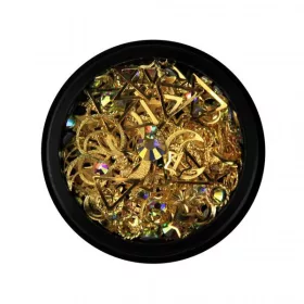 BrillBird Vegyes Metal Nail Art - tégelyes 1