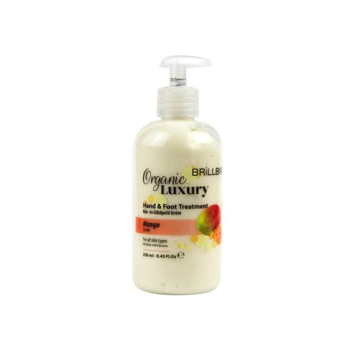 Brillbird Organic Luxury kéz- és lábápoló krém Mangó illattal 250ml