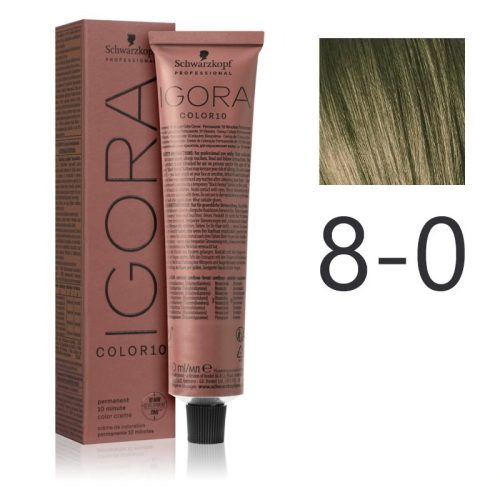 Schwarzkopf Igora Color10 krémhajfesték 60ml - 8-0