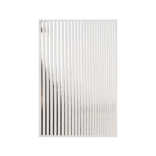 Crystal Nails Magic stripes sticker - SILVER