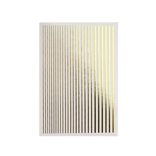 Crystal Nails Magic stripes sticker - GOLD