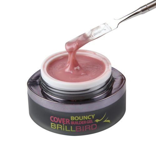 BrillBird Bouncy Cover Builder Gel - Dark - Műköröm ÉPÍTŐ zselé 5ml