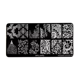 BrillBird Körömnyomda lemez - wedding design 1