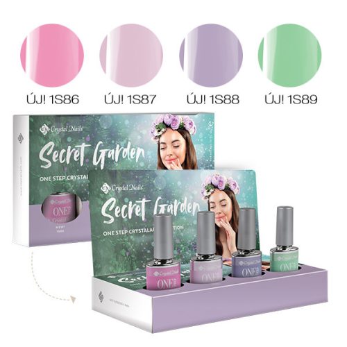Secret Garden Crystal Nails ONE STEP CrystaLac készlet (4x4ml)