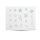 Crystal Nails Fun & Form Szilikon Forma - Flowers