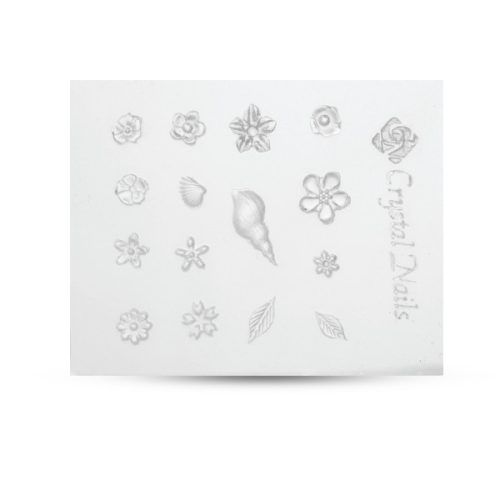 Crystal Nails Fun & Form Szilikon Forma - Flowers