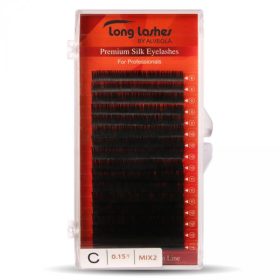 Long Lashes Selyem szempilla C/0,15 8-9-10-11-12-13-14mm 