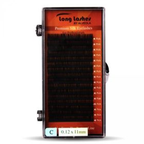 Alveola Long Lashes Selyem szempilla C/0,12-11mm 