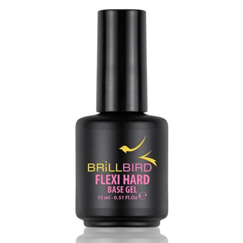 BrillBird Flexi Hard Base Gel - saját köröm erősítő gél lakk alap 15ml
