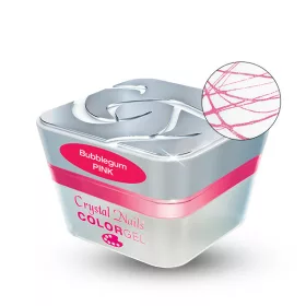 Crystal Nails Bubblegum color gel - Pink 3ml TF