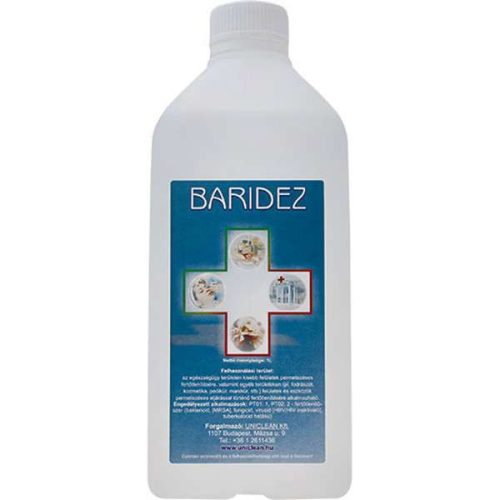Uniclean Baridez felület fertőtlenítőszer 1000ml 