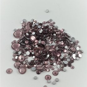 Körömkő strassz 720db mix Lt Rose 06