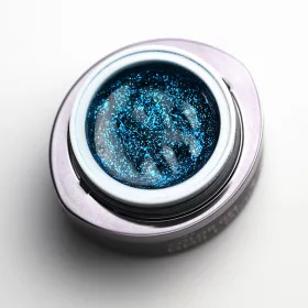   BrillBird Glamour Gel 15 csillogó türkiz színes zselé 5ml TF