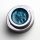 BrillBird Glamour Gel 15 csillogó türkiz színes zselé 5ml