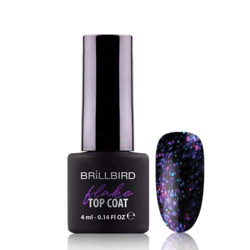 BrillBird Flake Top Coat 4ml - 3