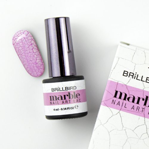 BrillBird Marble Nail Art Lac - white 4ml