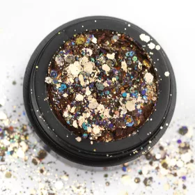 BrillBird Díszítő Flitter - russian gold