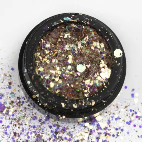 BrillBird Díszítő Flitter - champagne