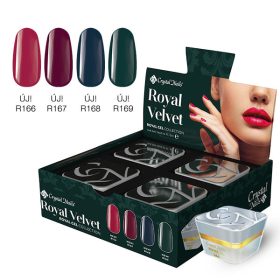 Royal Velvet Crystal Nails Royal Gel készlet (4x4,5ml)