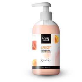   Crystal Nails Moisturising Hand, Foot and Body Lotion - Apricot Lotion - Rich 250ml