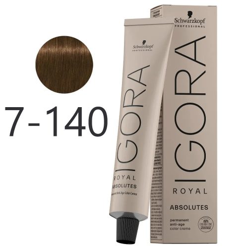 Schwarzkopf Igora Royal Absolutes krémhajfesték 60ml - 7-140