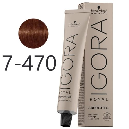 Schwarzkopf Igora Royal Absolutes krémhajfesték 60ml - 7-470