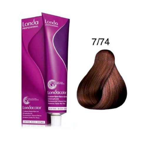 Londa Professional árnyalat 7/74 barna-vörös középszőke
